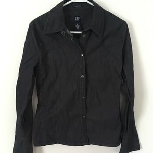 Gap denim blouse, fitted, western style